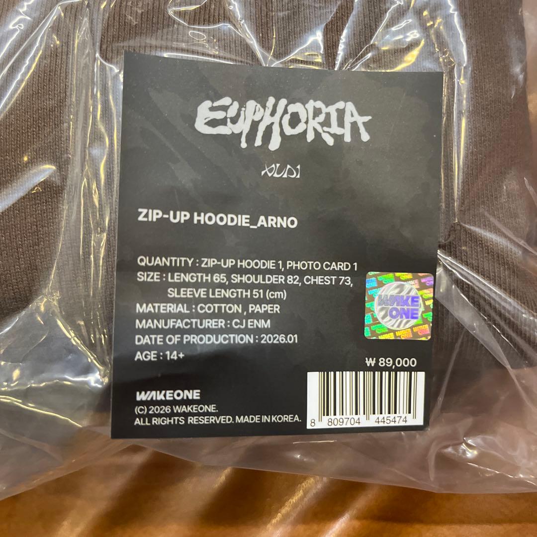 ald1 EUPHORIA ZIP-UP フーディ　アルノ ald1 韓国