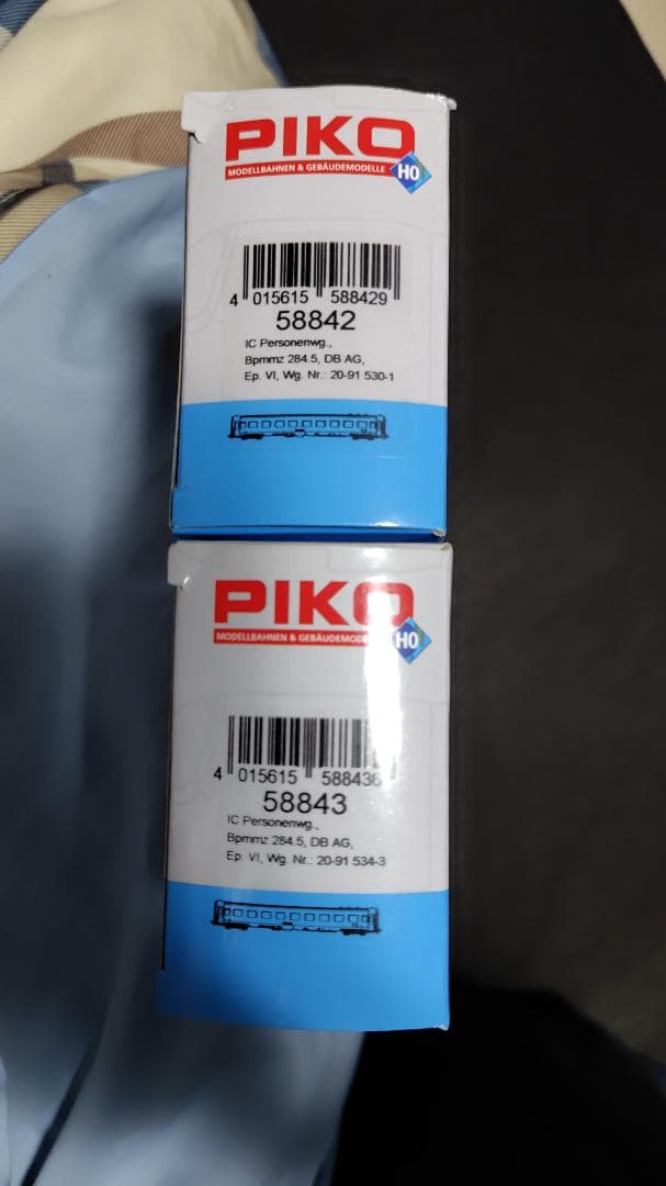 PIKO 58842 58843 HOゲージ DB IC客車 2等車 2両セット