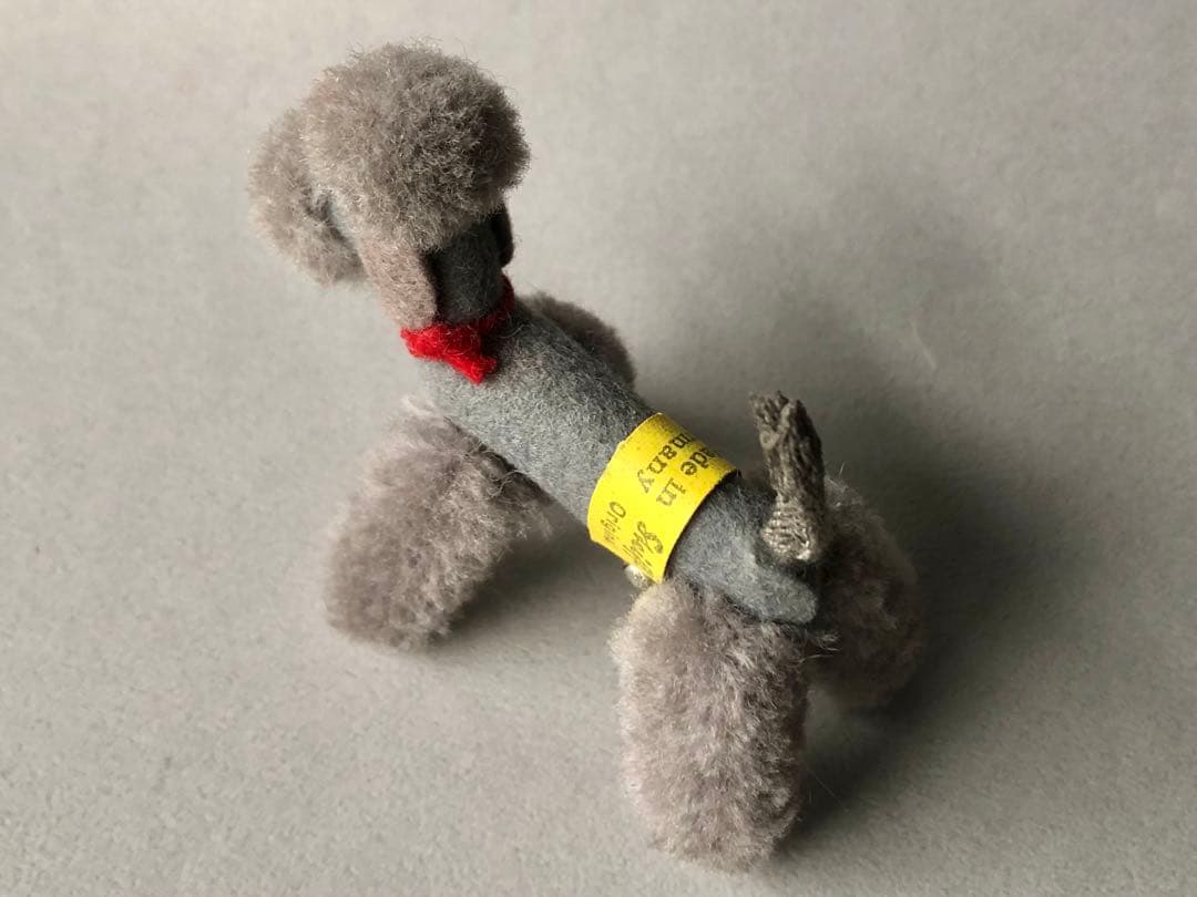 Steiff ポンポンプードル グレー