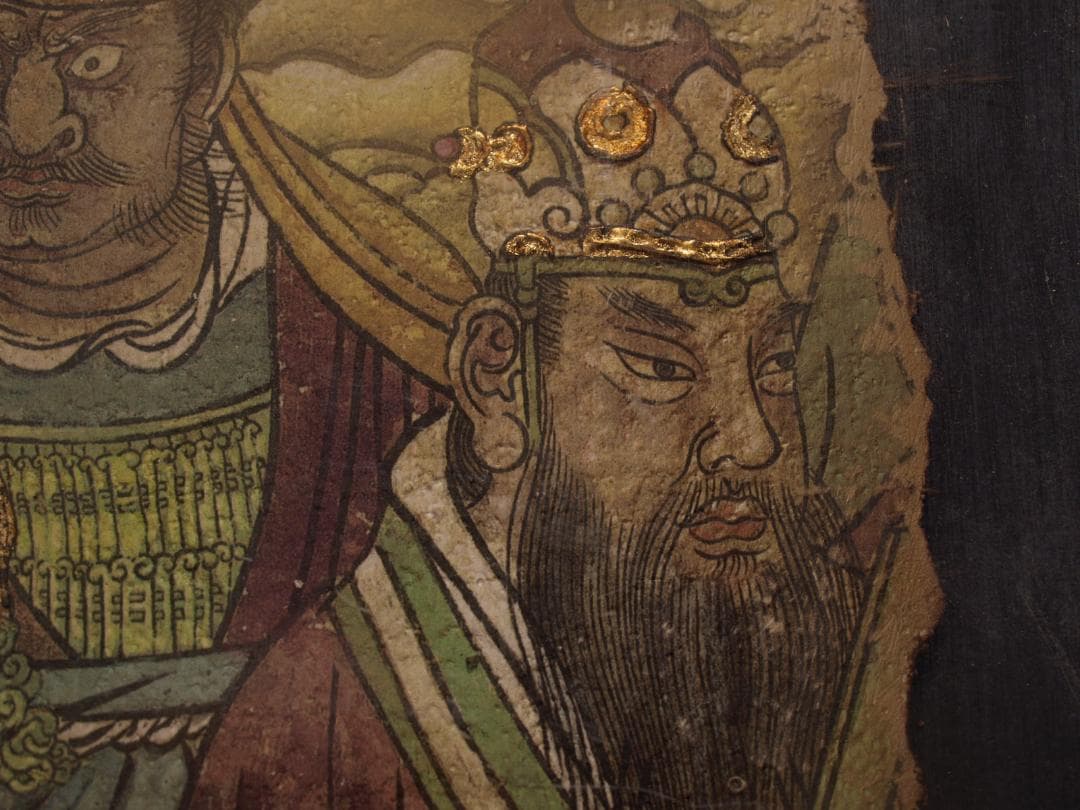 中国の壁画　戦時のもの　人物図　貴重 美术品 AK1940A7-2