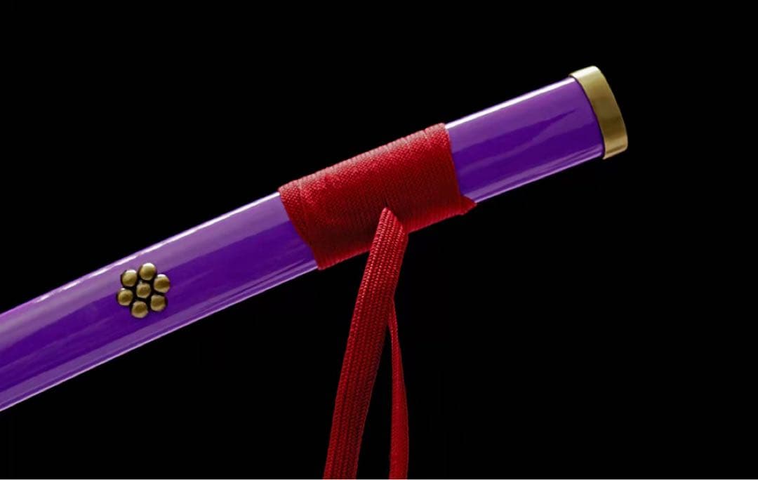 ワンピースシリーズ紫閻魔 模造刀 居合刀 武士道 ロールプレイ 手鍛造打