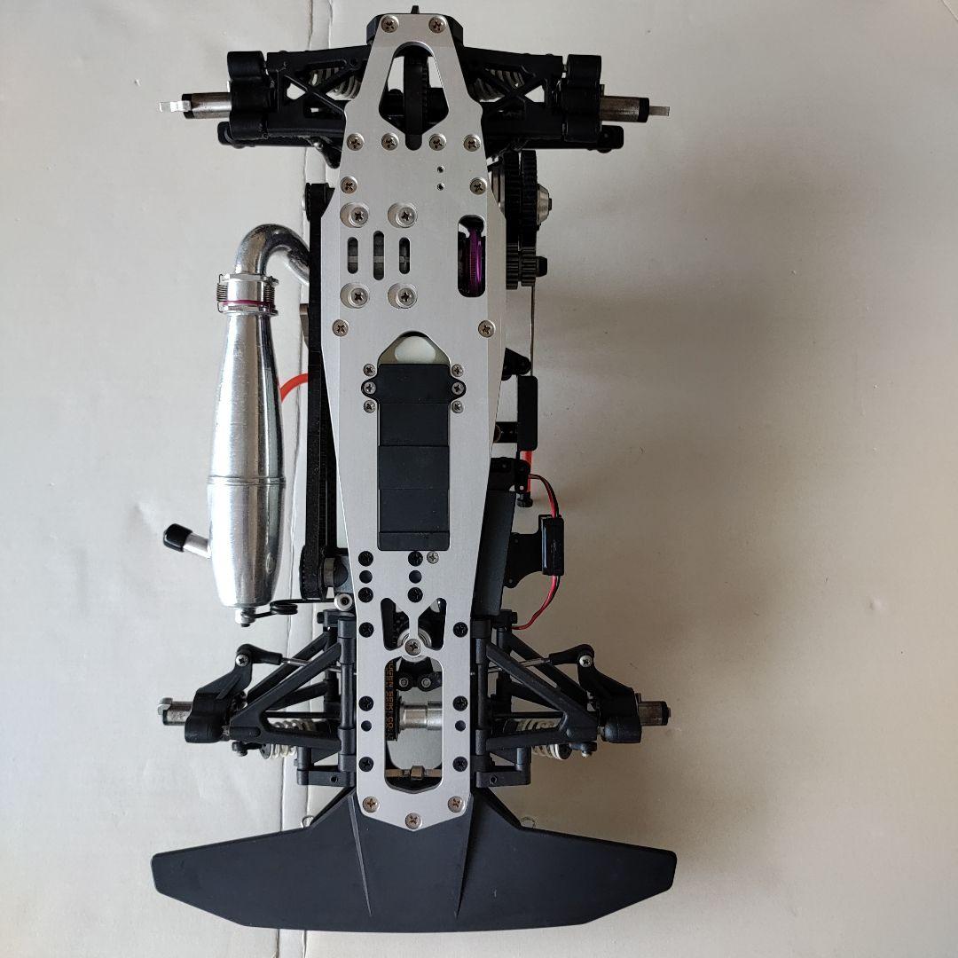 MUGEN　MRX-3、エンジンマフラー付き