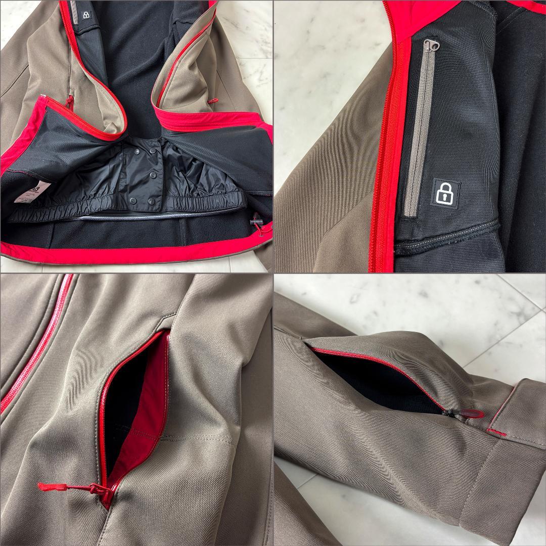サロモン S スキーウェア スノーボードウェア レディース 茶 Salomon