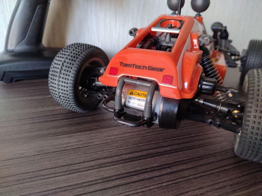 RCタムテックギア バギーチャンプ美品オレンジ タミヤラジコンカー
