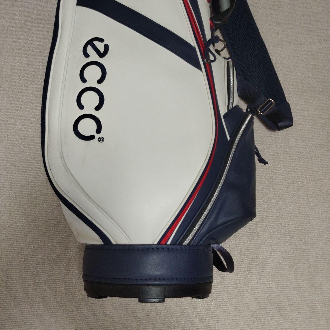 ecco キャディバッグ ホワイト/ネイビー/レッド ※希少レア物※