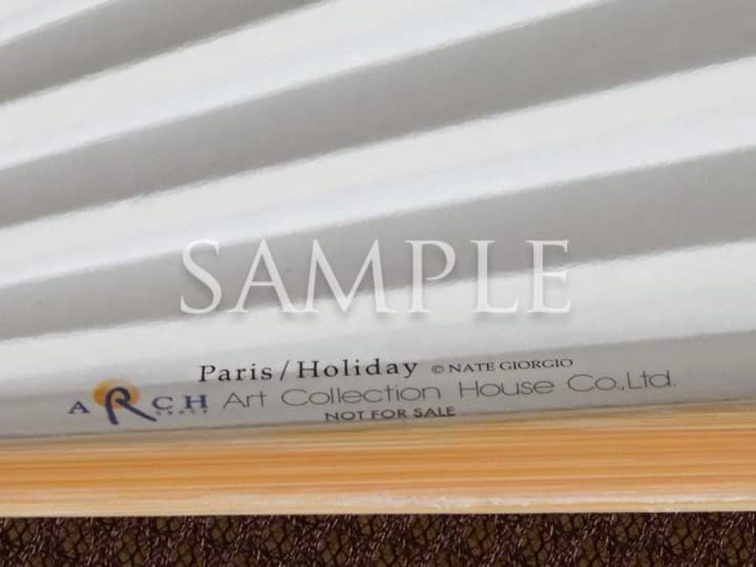ネイト・ジョルジオParis/Holiday扇子（サイン入）