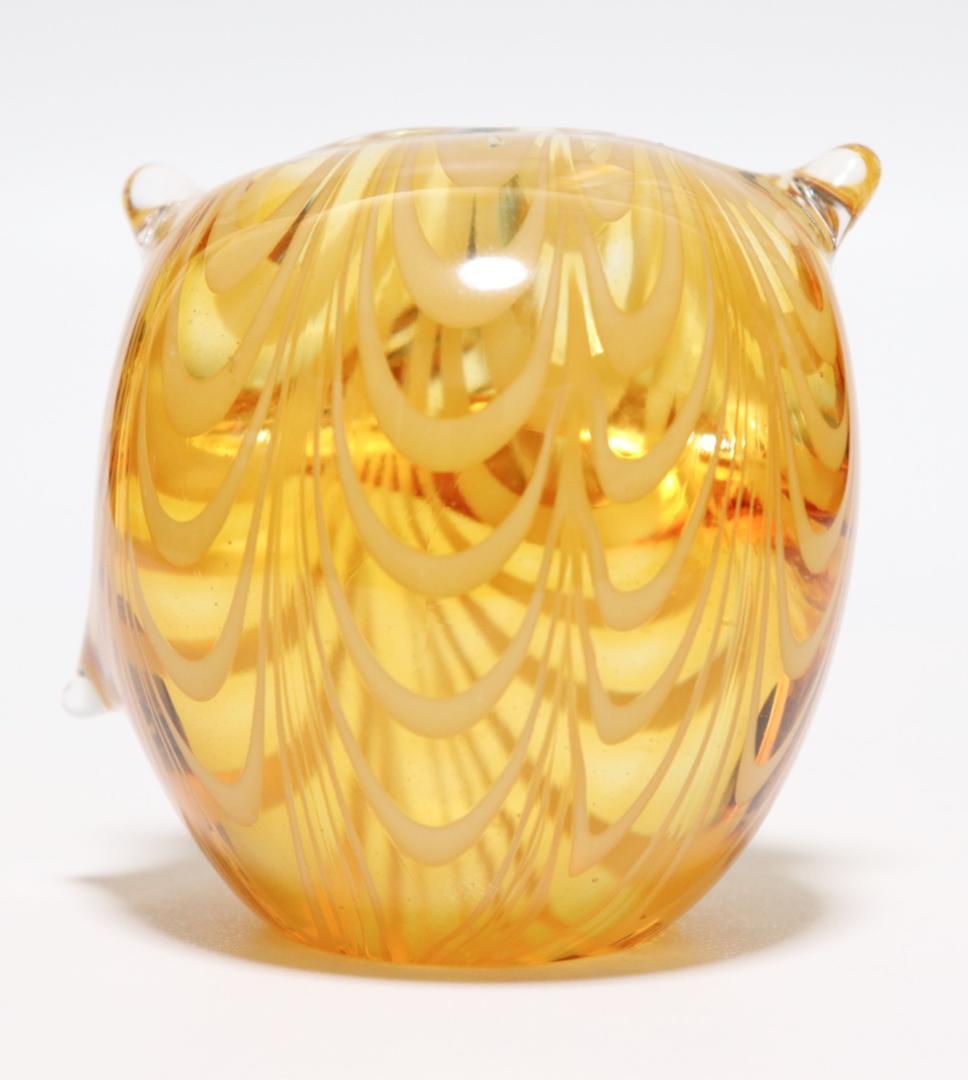 165,000円新品【アルスチェネデーゼ】古法縁起物 置物ムラーノガラスフクロウ