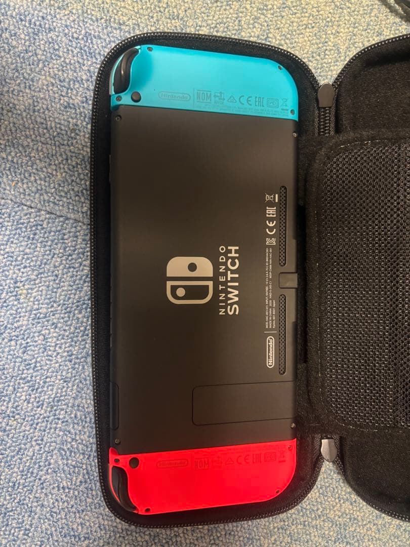 Nintendo Switch 本体 赤/青 付属品付き