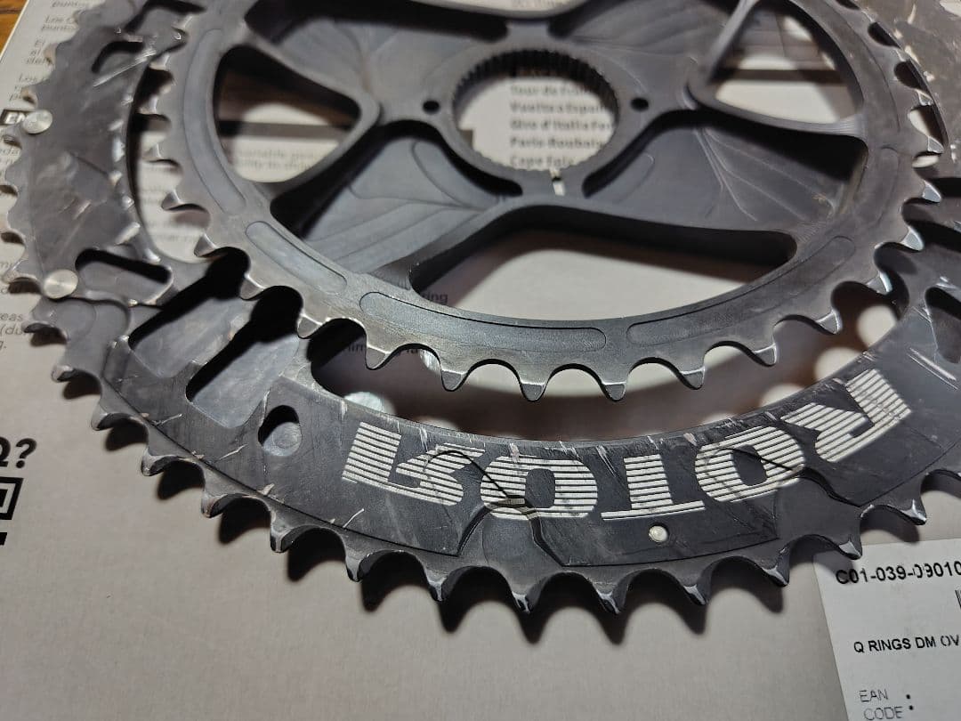 ROTOR Q RINGS DM オーバルチェーンリング 52/36T