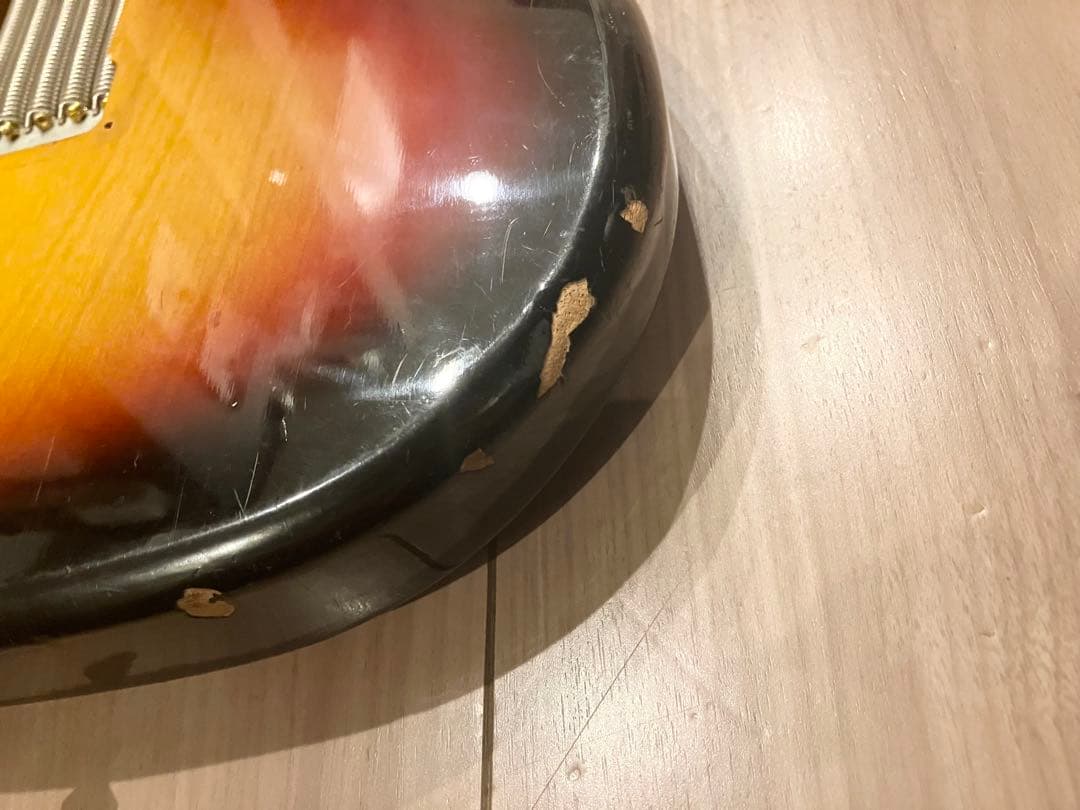 マツモク製　フランプトン　ストラトキャスター　ブラウニー