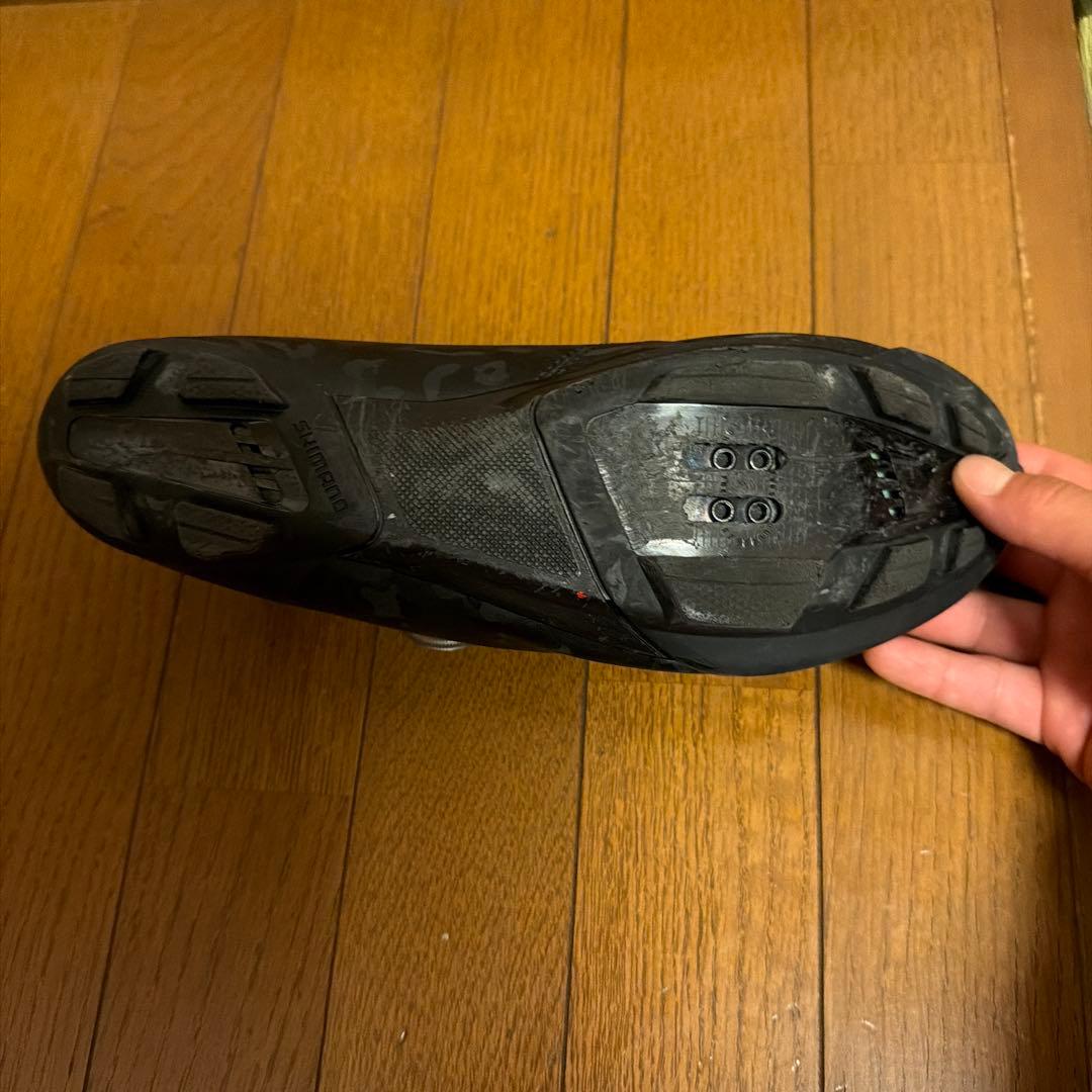 SHIMANO RX6 ブラック カモフラージュ シューズ