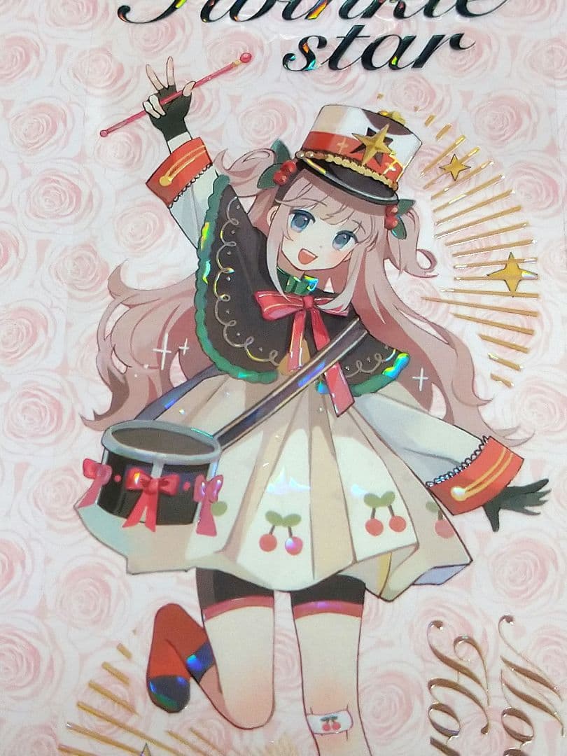 J604＃月光仪仗队(贝壳光)Menu切り売り海外人物マステ女の子