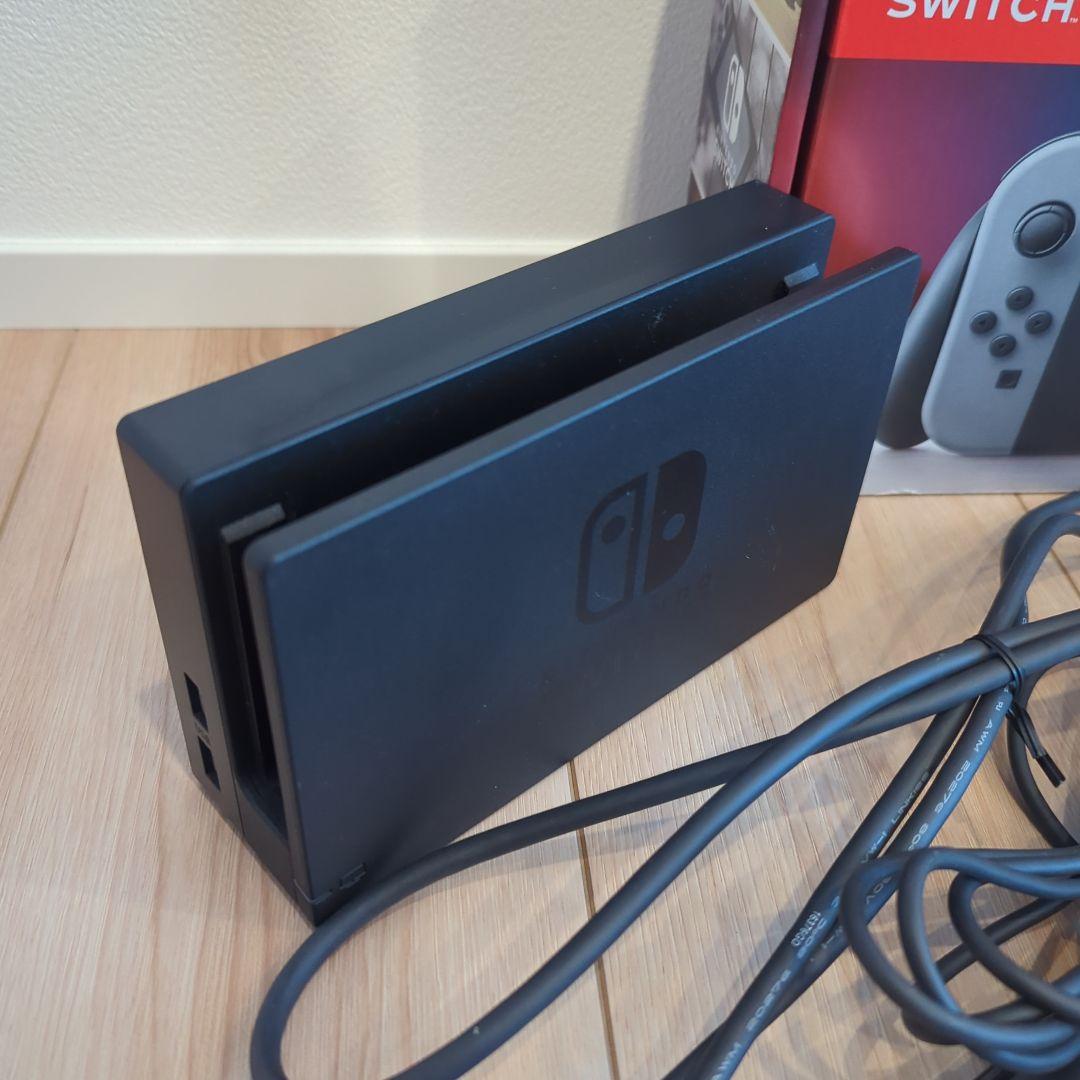 Nintendo Switch 2017初期型グレー本体セット 箱説明書 付属品