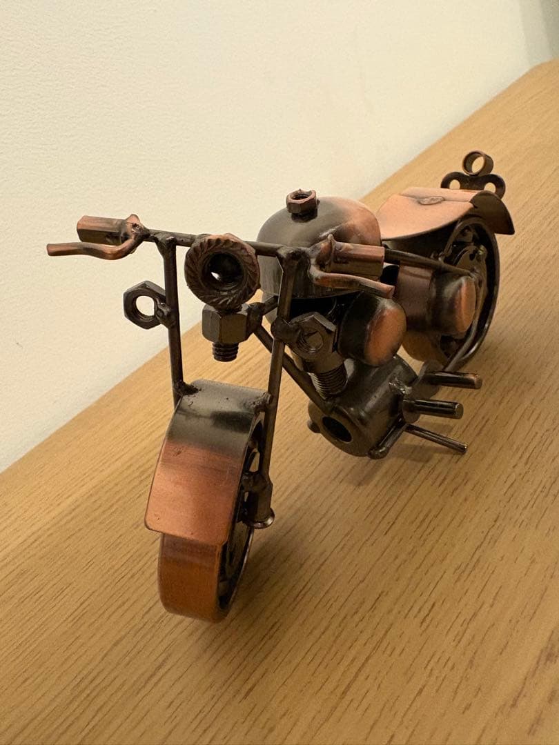 【希少・海外一点物】ボルトナットアート 2点セット バイク＆自転車 アンティーク