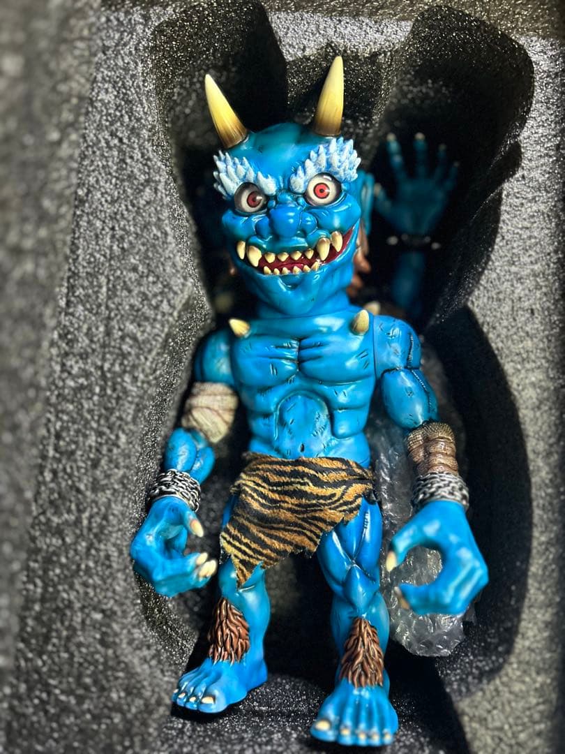 鬼入道　二期色　青竜エディション　デビル　怪獣　可動　ソフビ　フィギュア　限定