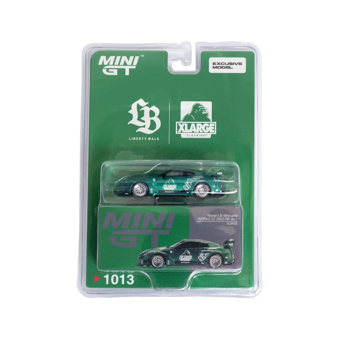 2台セットLBWK MINIGT × XLARGE NISSAN 35GT 緑