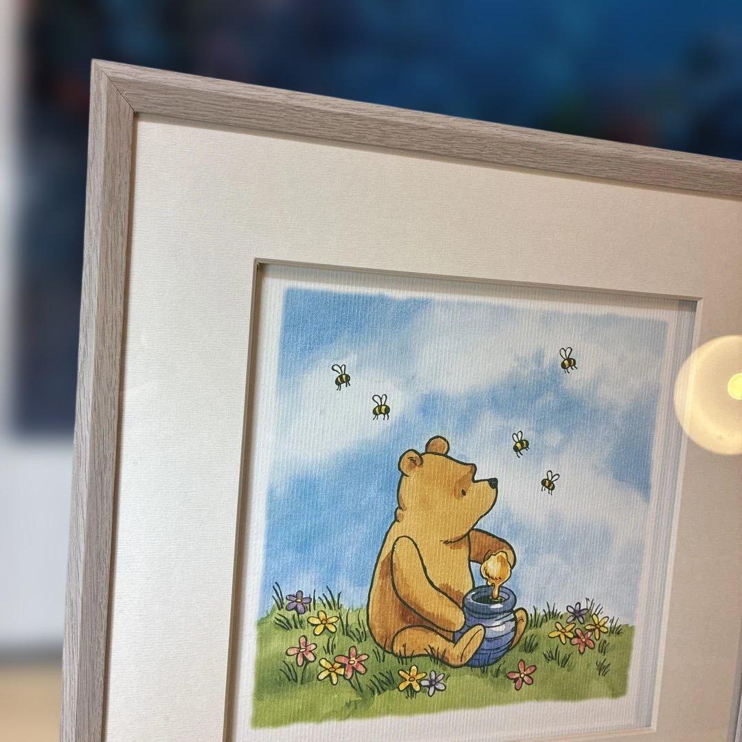 未使用保管　クラシックプー 額装アート framed prints 正規品