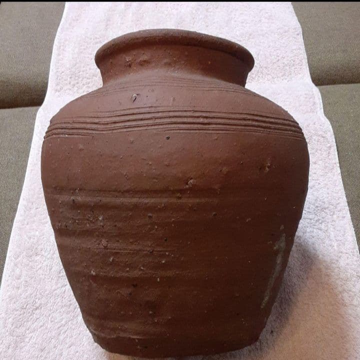 骨董　備前焼　茶壷