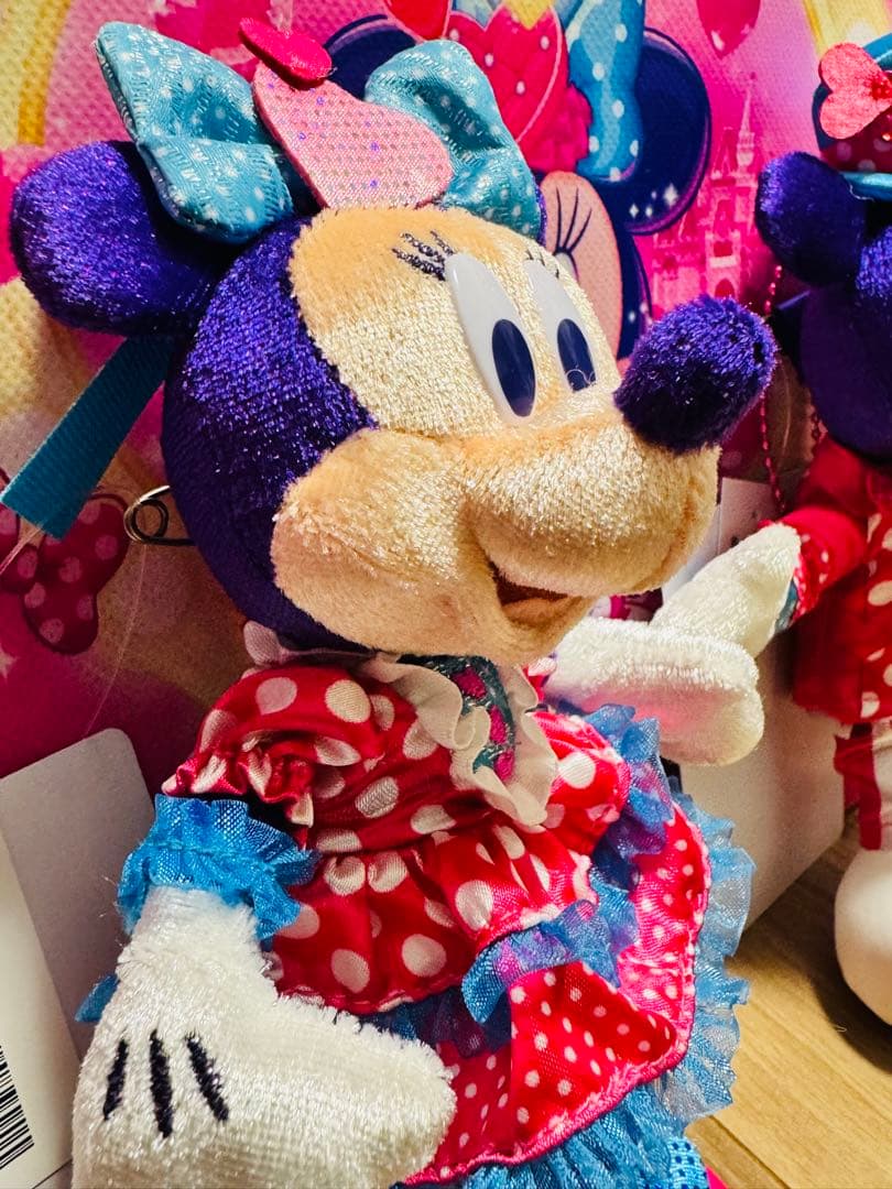 パルパルーザ 新品未使用 ミッキー ミニー ファンダーランド　　ぬいぐるみバッジ