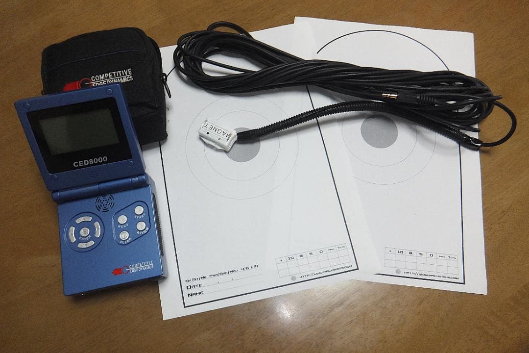 シューティングタイマー【希少・美品】CED8000 小型・多機能