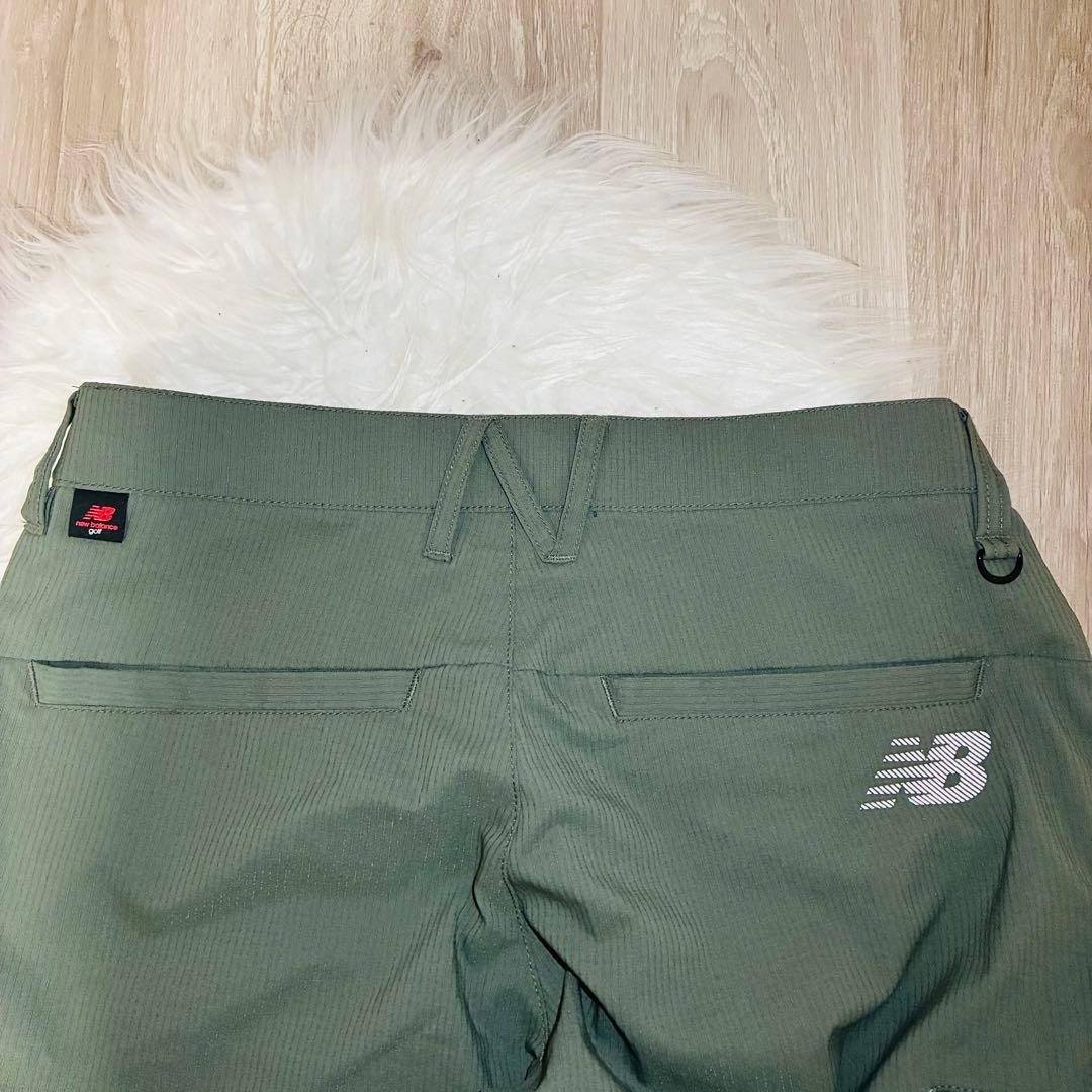 3点セット　NEW BALANCE GOLF カーキ　ストレッチパンツ　Nロゴ