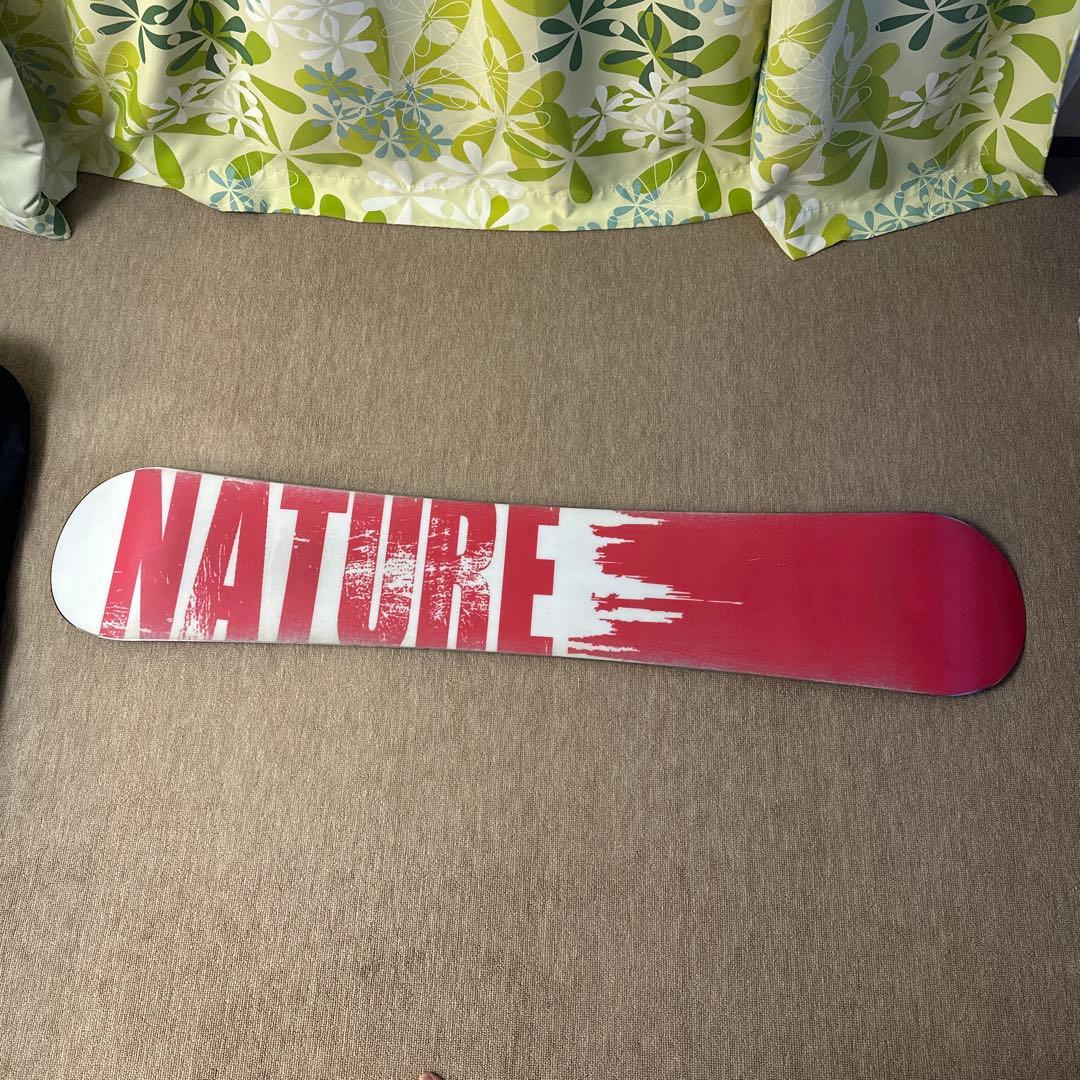 スノーボード(黒色ベースに青、白色文字)美品‼️　カバー付き‼️