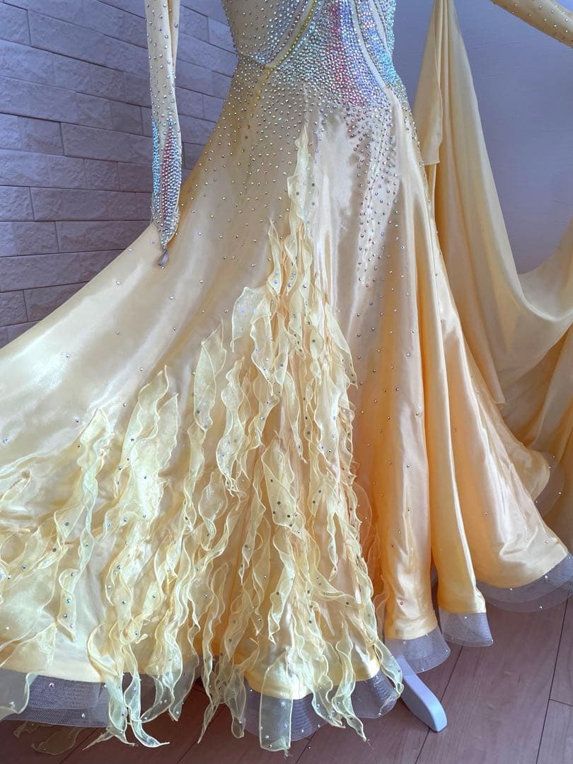 社交ダンス⭐️スタンダードドレス　オーダードレス　スワロフスキー