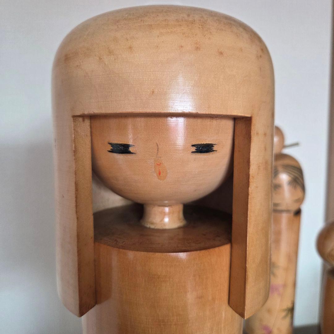 創作こけし おかっぱこけし 人形 かんざし KOKESHI DOLL くまぼっこ