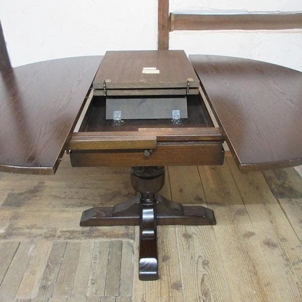 イギリス製 アンティーク 家具 JAYCEE社 ダイニングテーブル 6121e