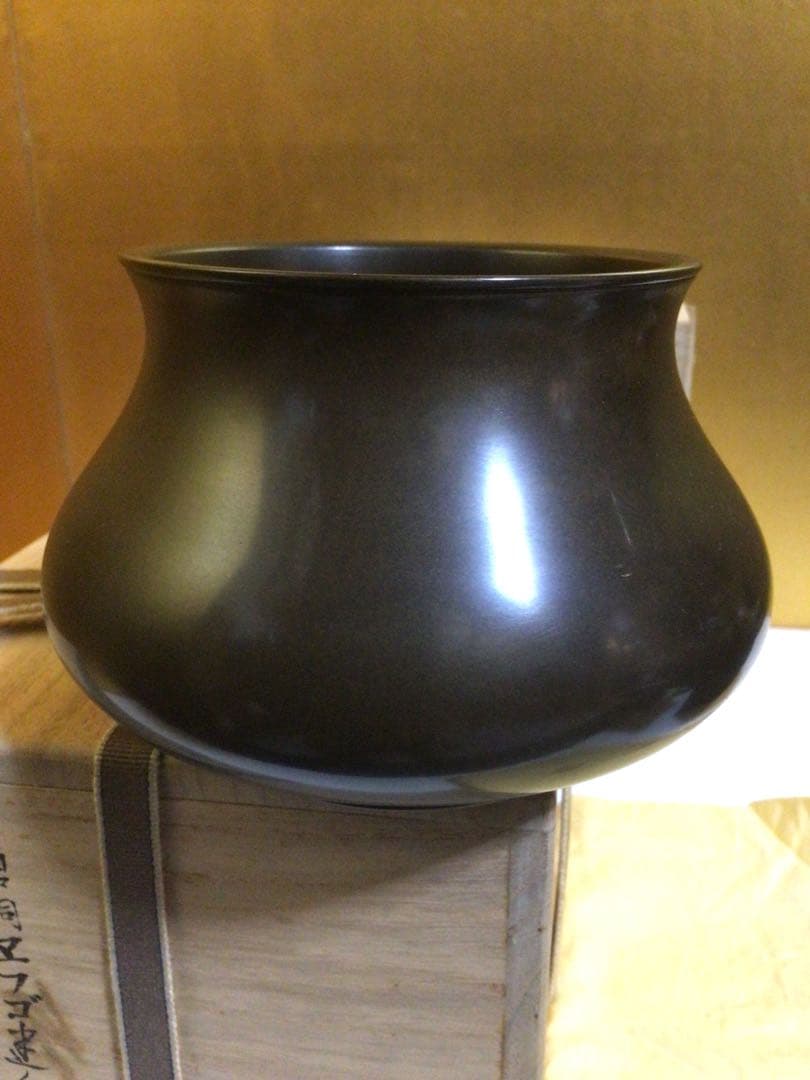 茶道具 建水 五郎三郎作 共箱付き