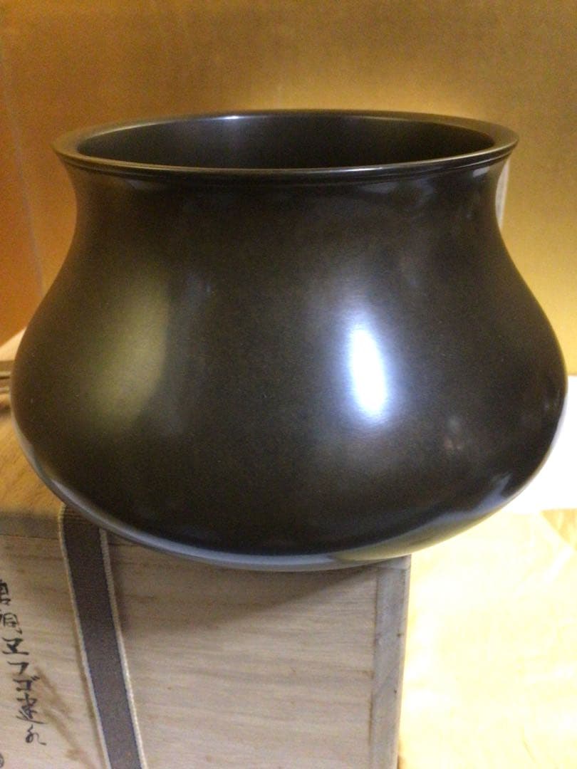 茶道具 建水 五郎三郎作 共箱付き