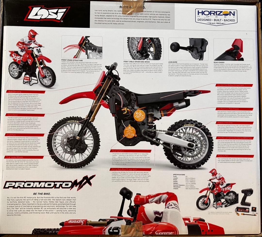 【日本未発売】SupremeLosiRcDirtBike／シュプリーム／ラジコン