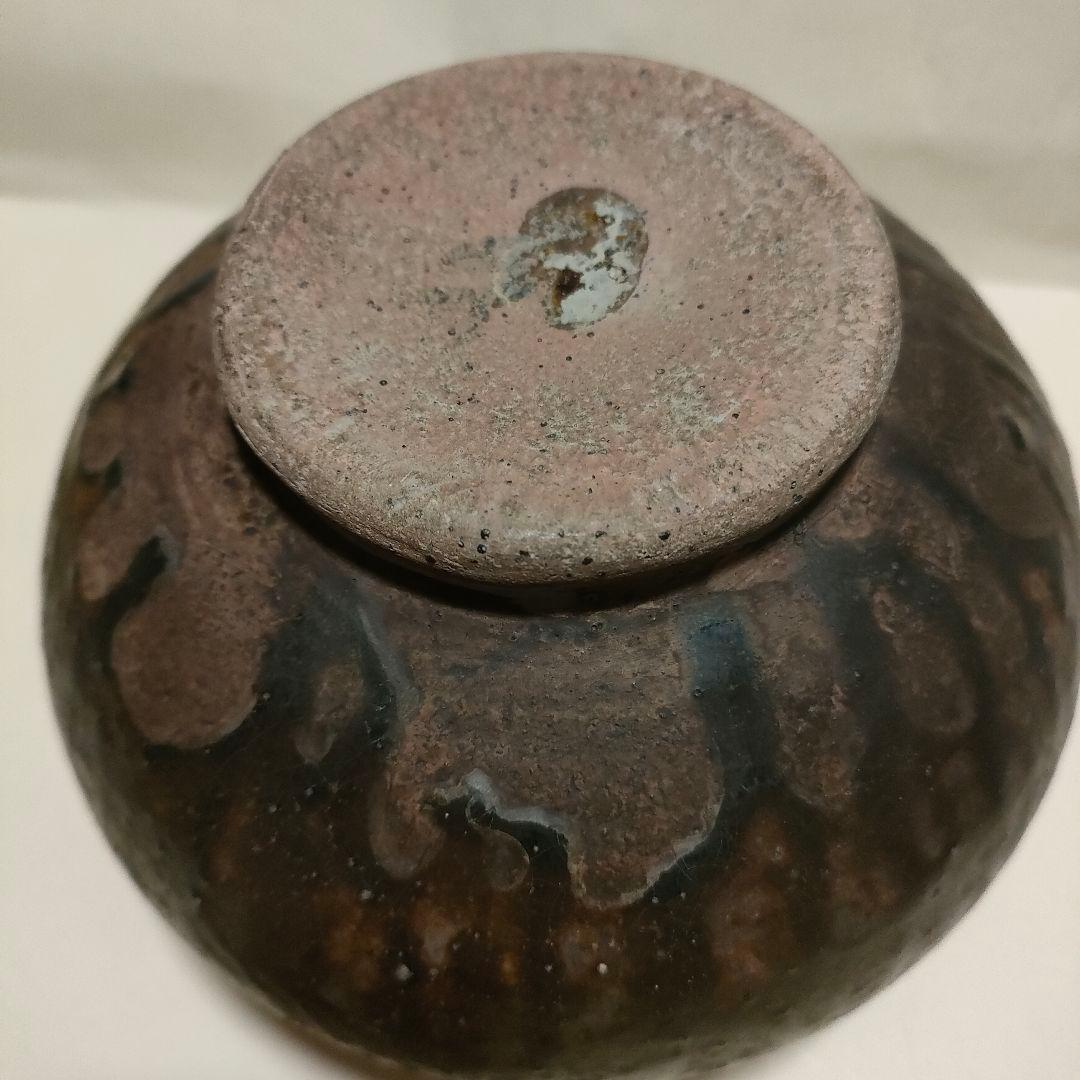 クメール鉄釉壺　11〜12c 骨董アンティーク　カンボジアNo.161