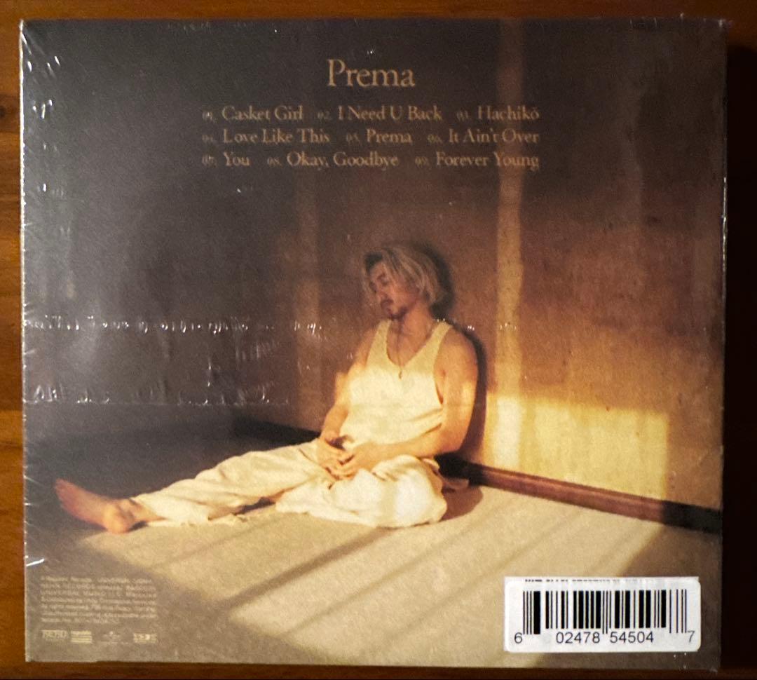 藤井風 直筆サイン入り 新品未開封 Prema USAストア盤