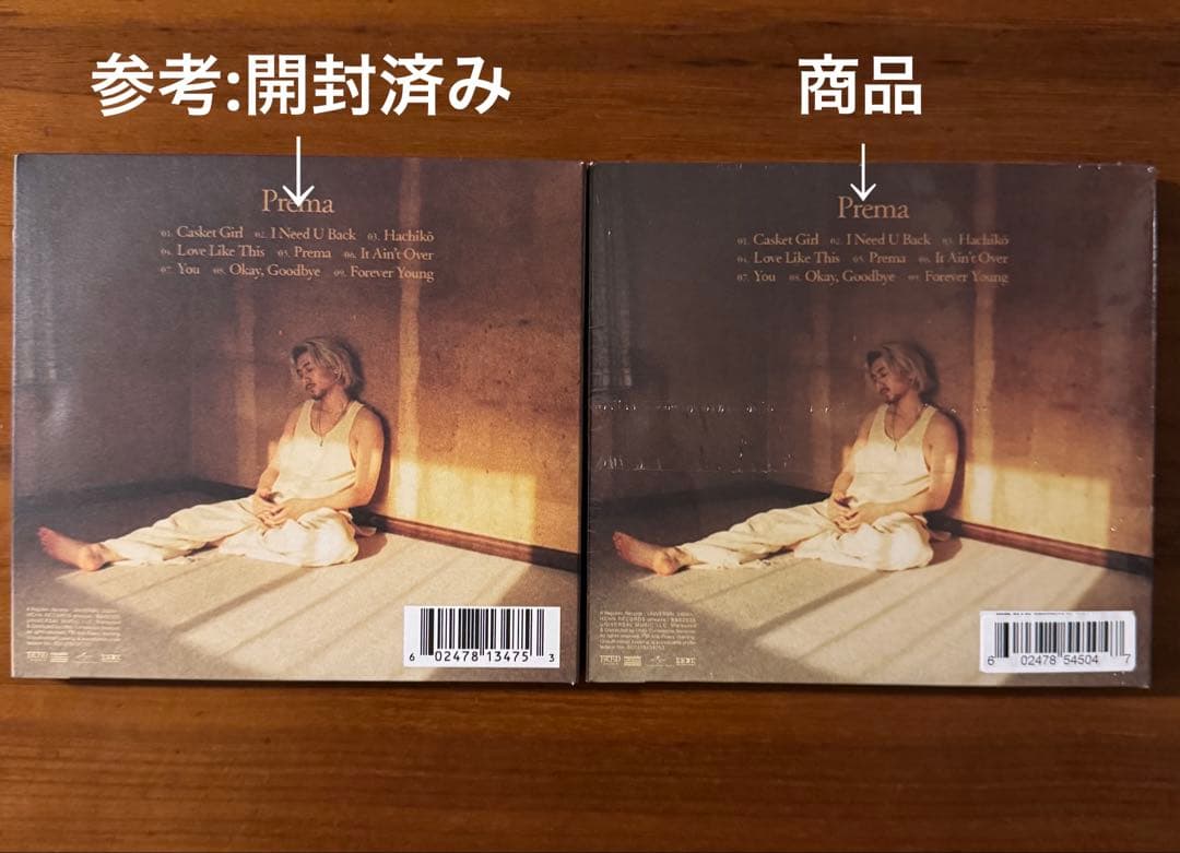 藤井風 直筆サイン入り 新品未開封 Prema USAストア盤