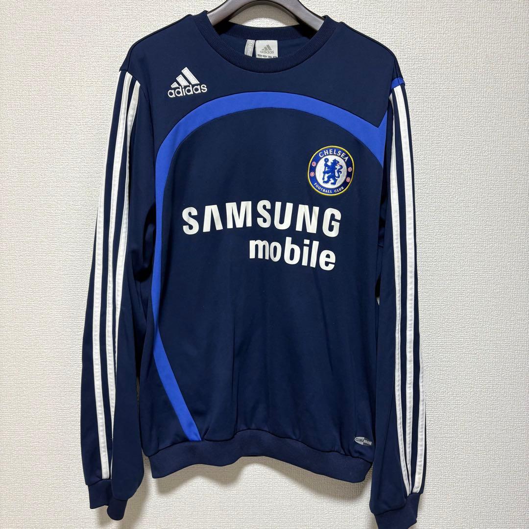 adidas×プレミアムリーグ　チェルシー　プルオーバー　M サッカーウェア
