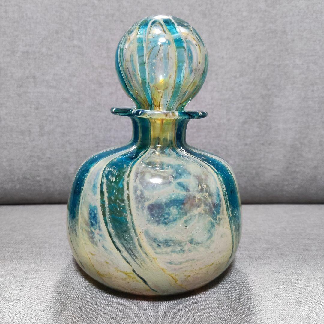 マルタガラス　イムディーナ ガラス 瓶 マルタガラス　Mdina Glass