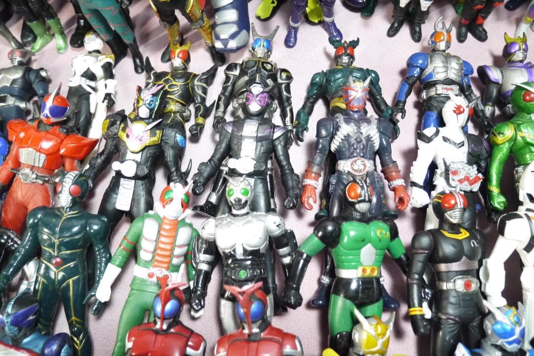 ライダーヒーローシリーズ　ビッグサイズソフビフィギュア　111体セット