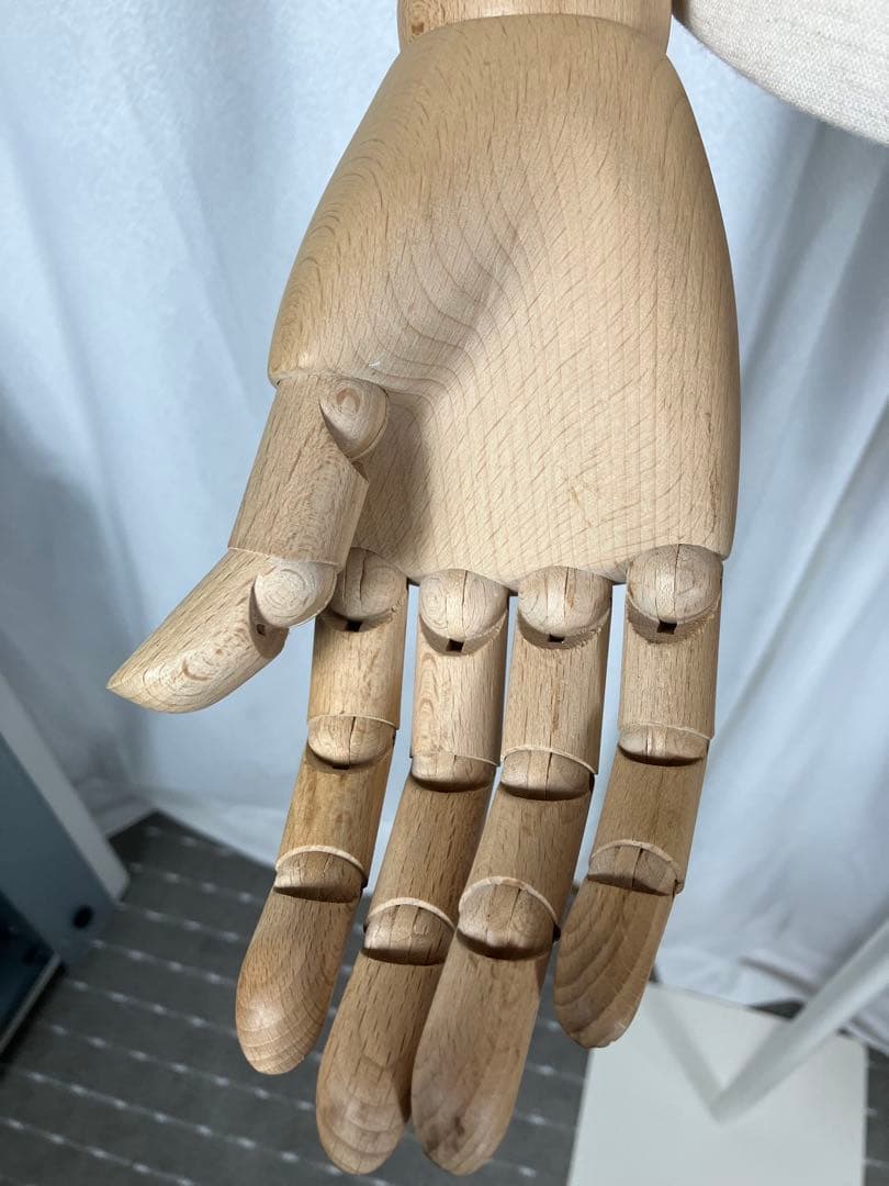 希少　東京キイヤ メンズトルソー マネキン 木製可動アーム付