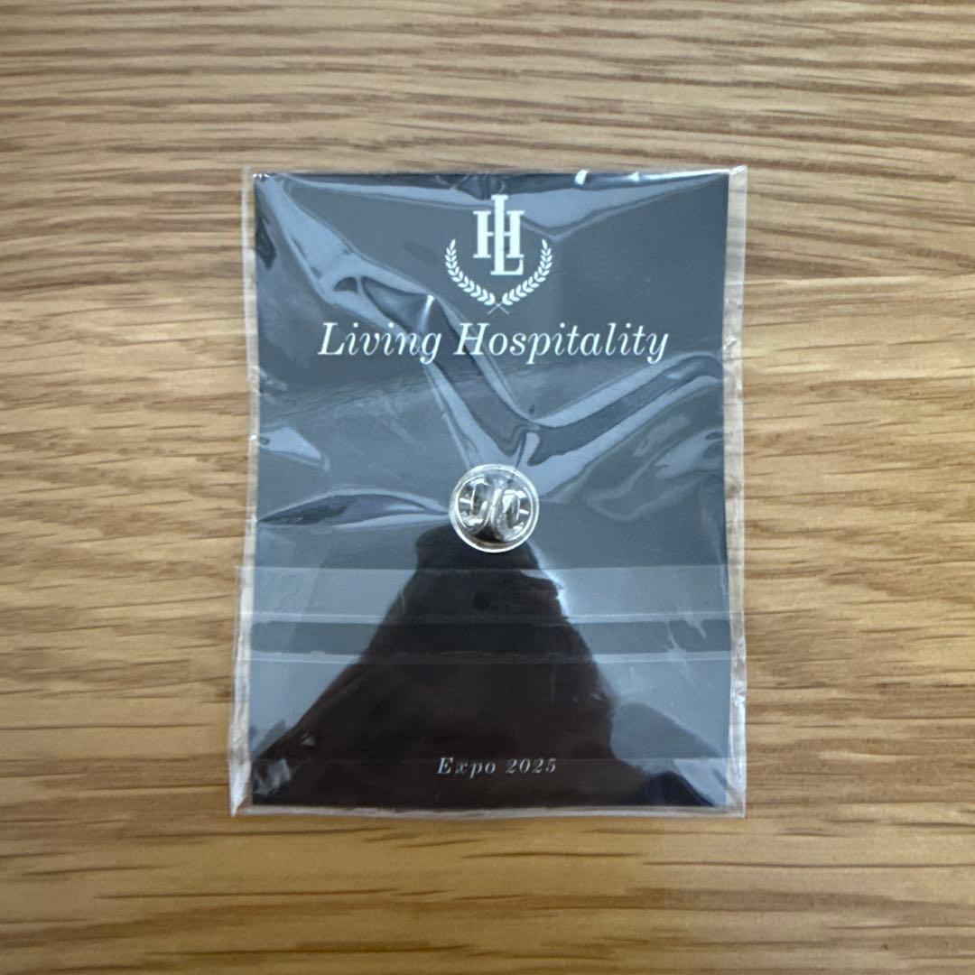 アメリカLiving Hospitality万博 2025 ピンバッジ
