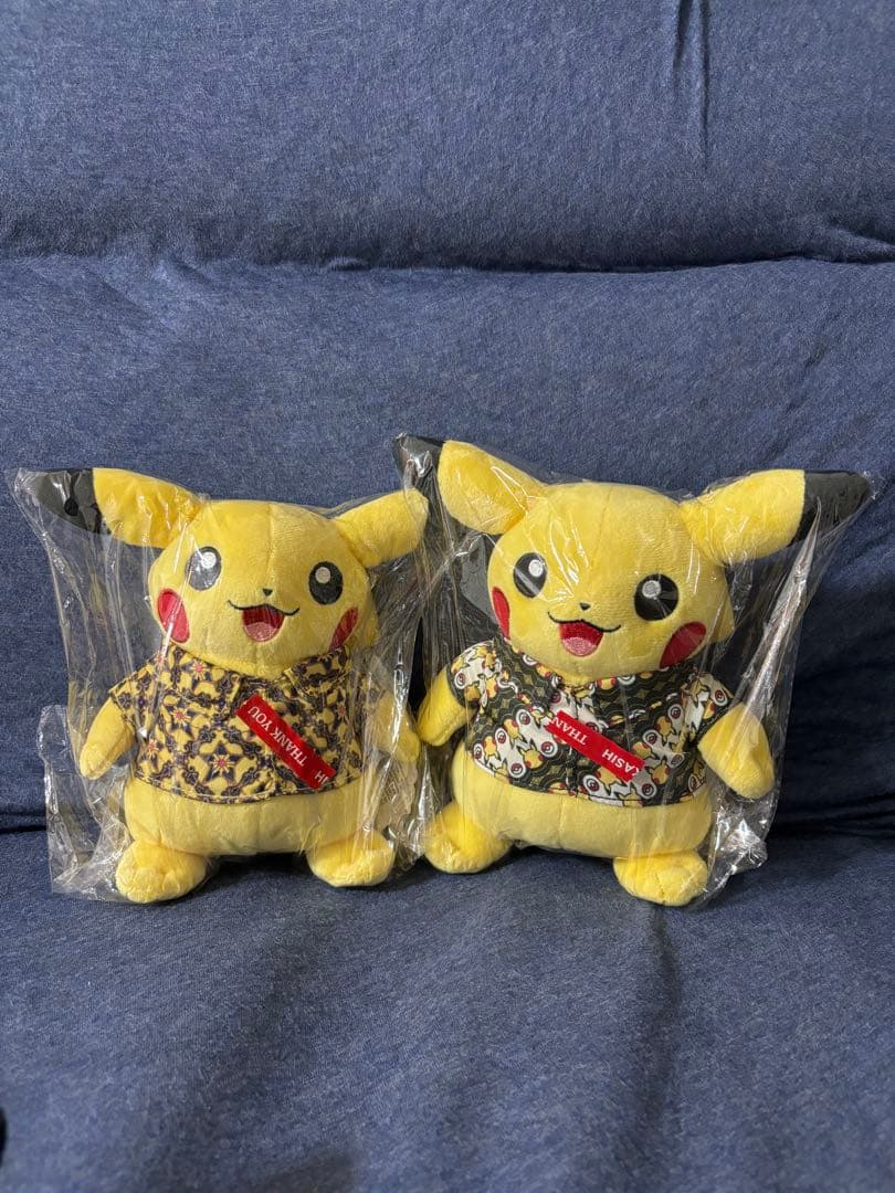 【新品】【限定品】ピカチュウ ぬいぐるみ バティック 8種セット