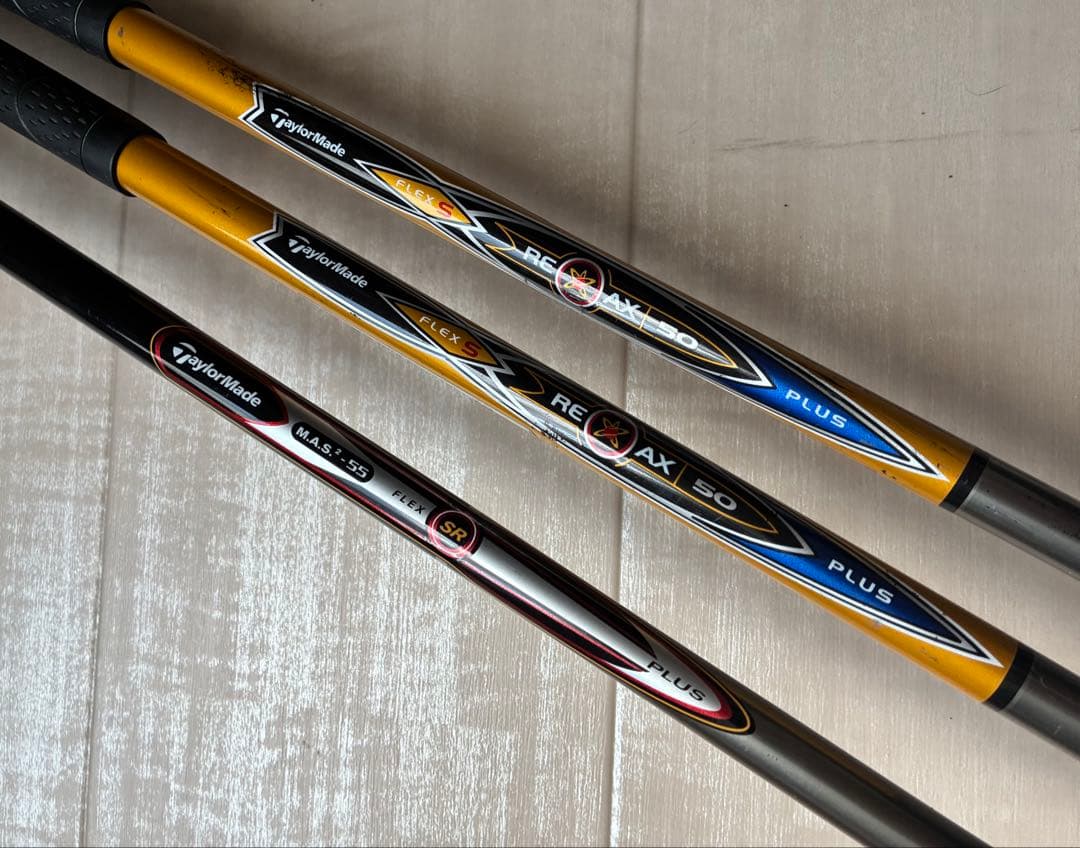 テーラーメイド ウッドdraw r7の5と7 & v steel 3セット