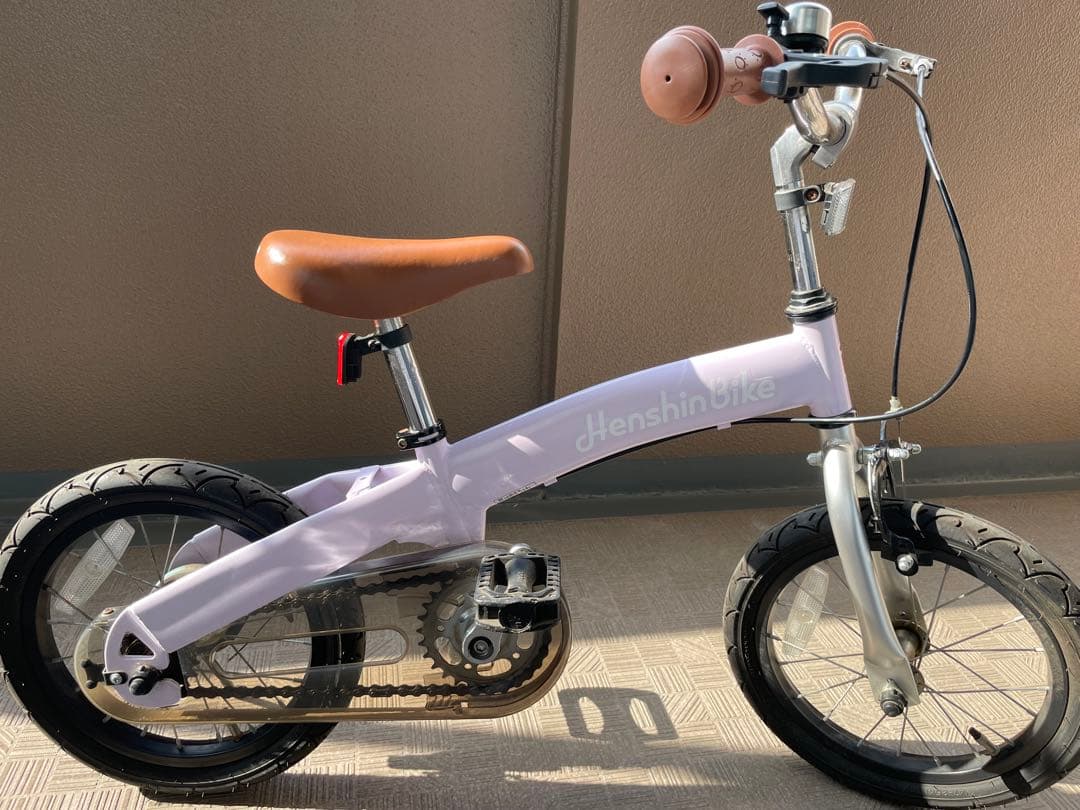 へんしんバイク　パープル　14インチ