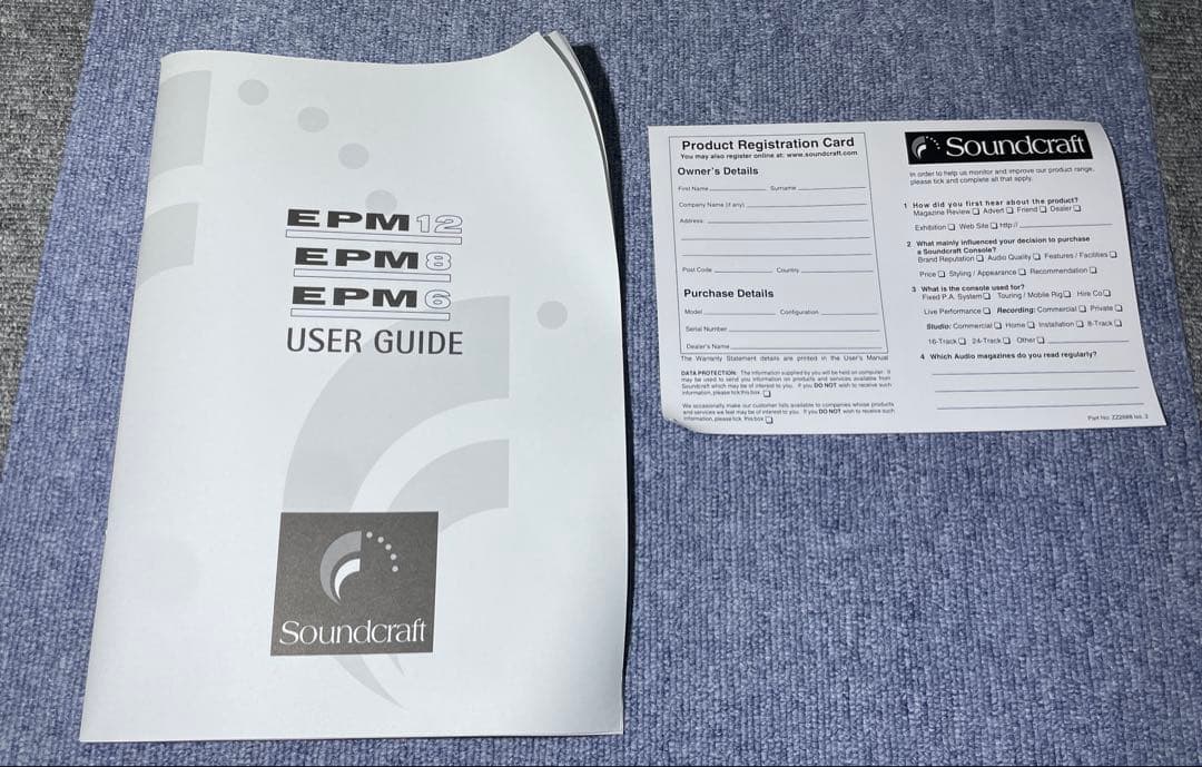 Soundcraft EPM6 アナログミキサー　10ch