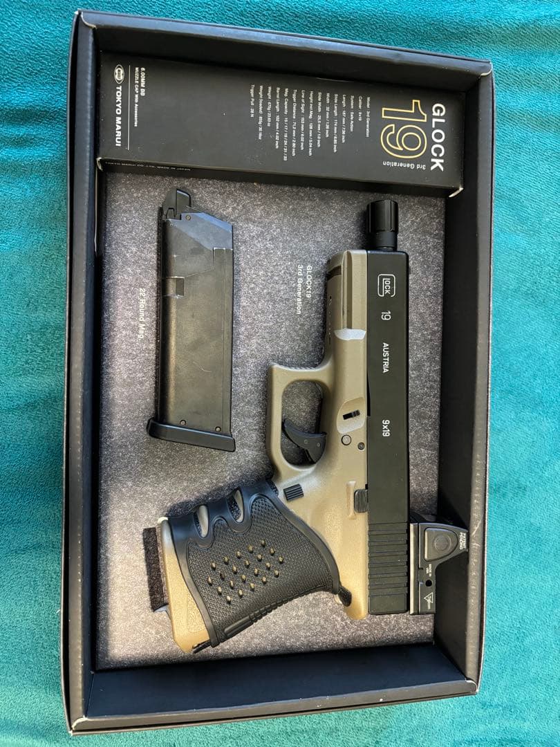 【カスタム済】東京マルイ Glock19 Gen3 ＋マイクロプロサイト付属