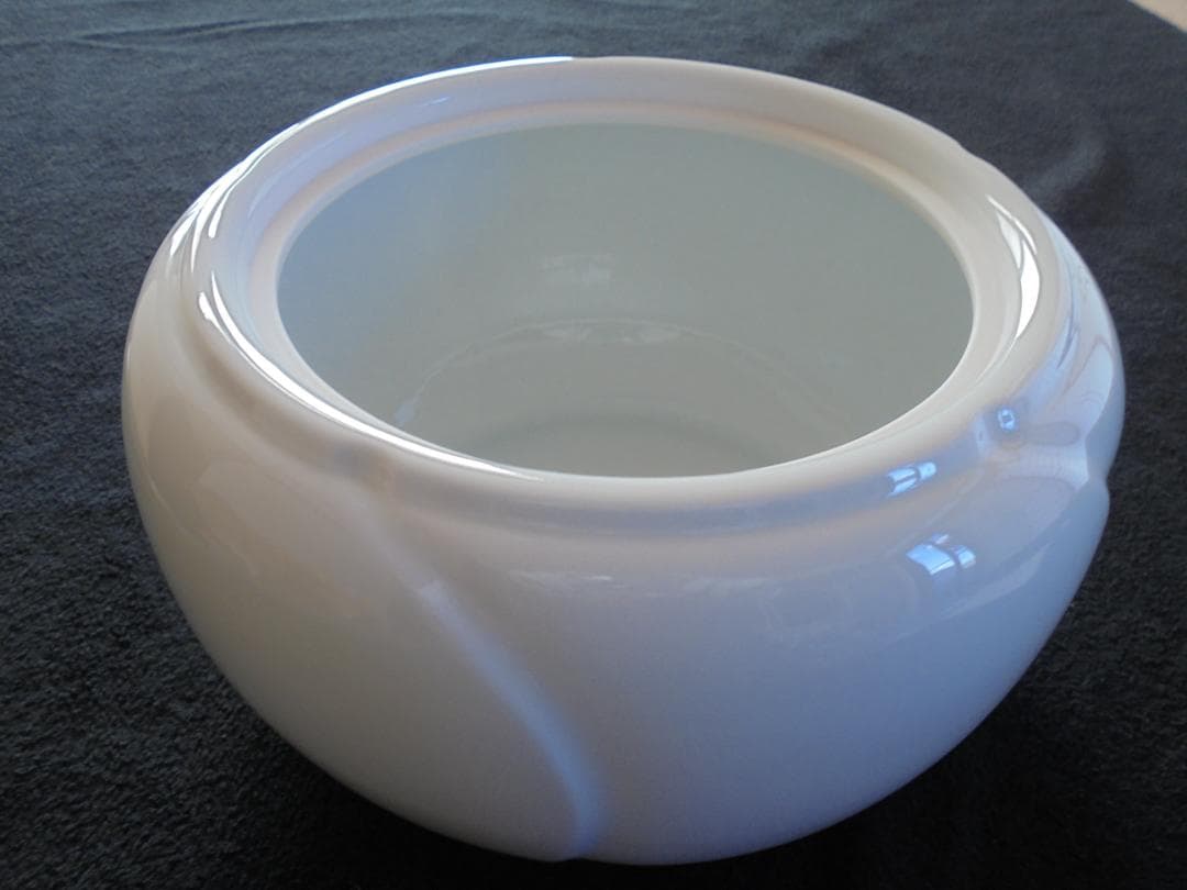 ＃家宝　美術品　作家物　平戸焼 白磁 水指　横石嘉助作