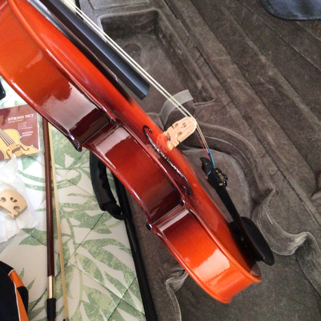 Eastarバイオリン 4/4 単板 ソリッド バイオリンセット 本体