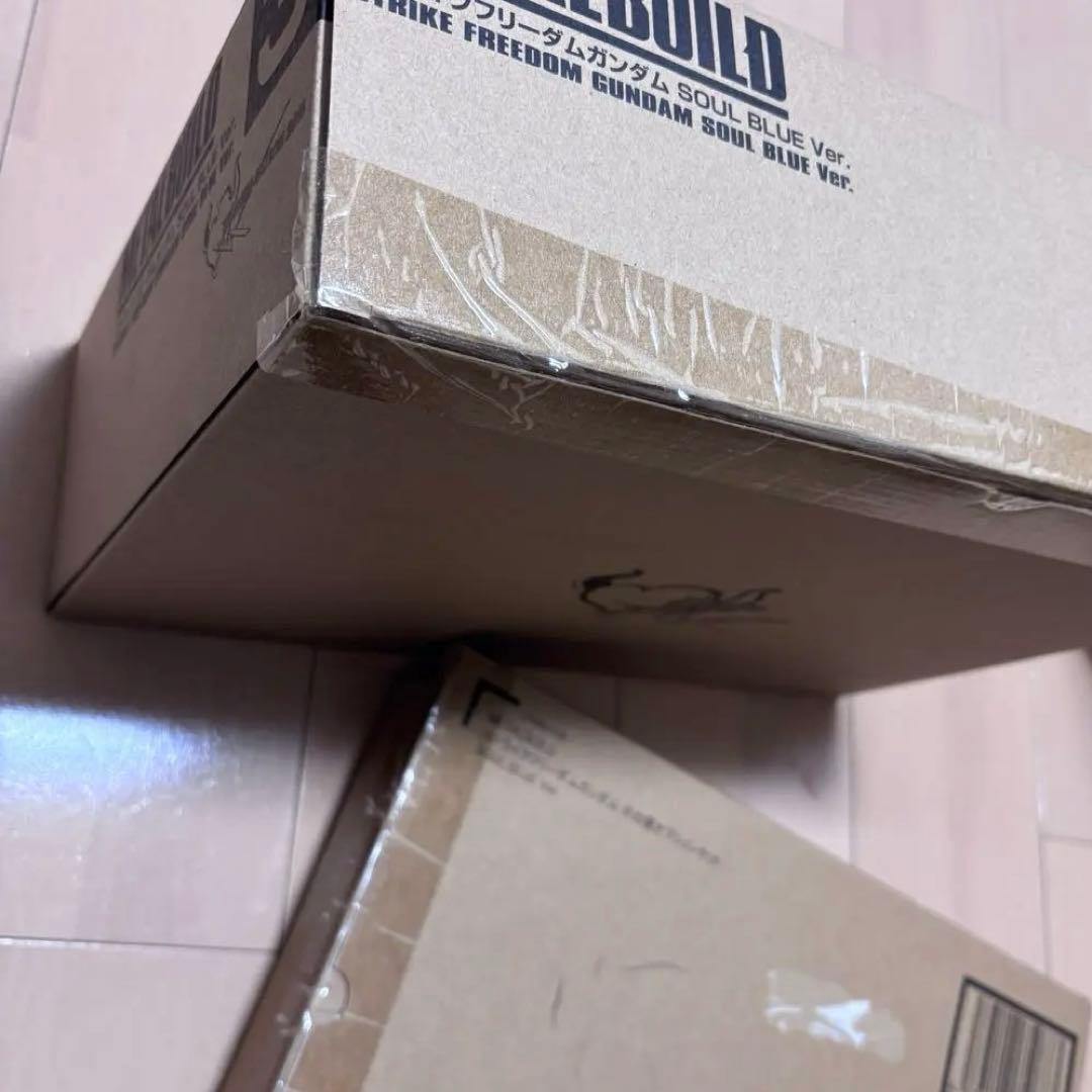 LBUILDストライクフリーダムガンダム SOULBLUE+光の翼