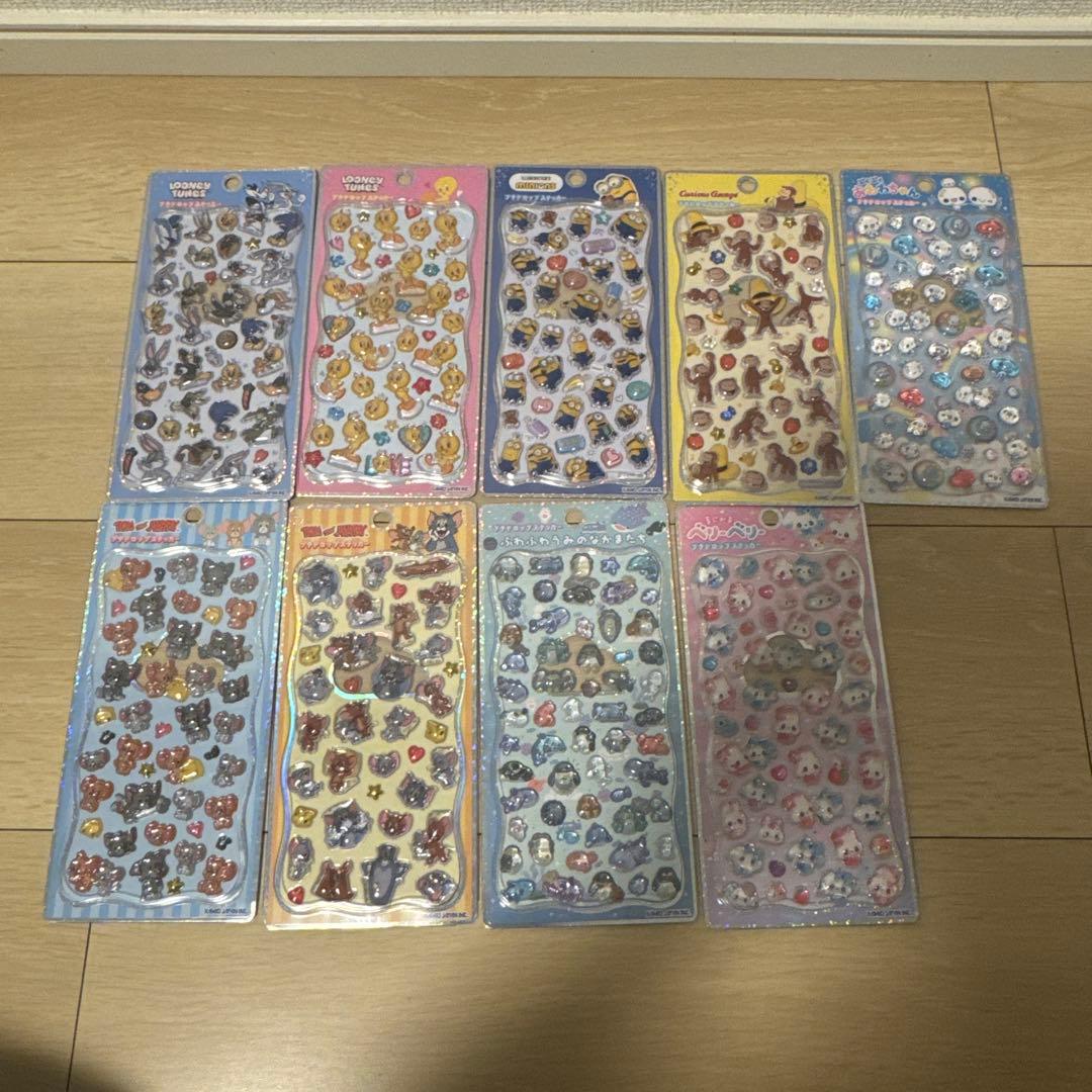 プチドロップステッカー、うるちゅるなどシール多数