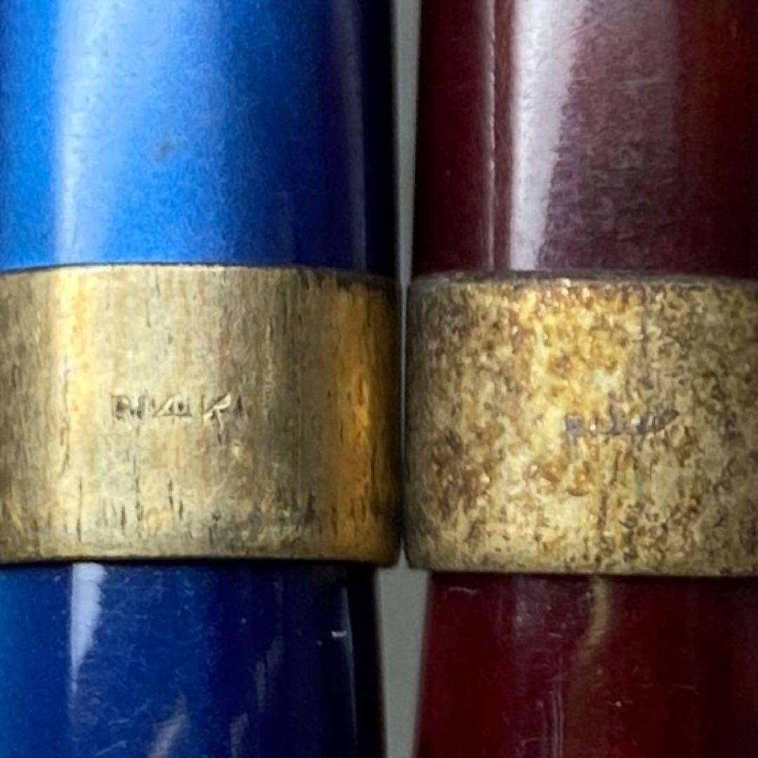14K,K14刻印　万年筆　4本　トヒカ　47g 東N7-1021①